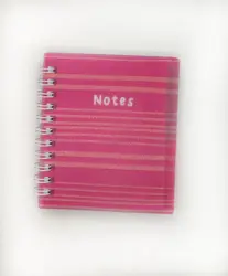 Mini poznámkový blok pink
